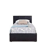 Single Ottoman Bed Brown