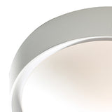 Bathroom Flush White Acrylic & Opal Glass Ip44