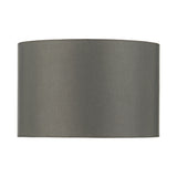 BOK4232RS-X Grey Faux Silk Satin Drum Shade 38Cm