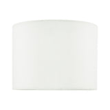 BOR0802 White Cotton Drum Shade 20Cm