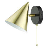 BRA0741 Wall Light Matt Black And Brass