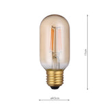 E27 LED DIM Valve Lamp 4w