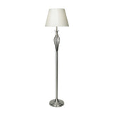 BYB4946 Floor Lamp Satin Chrome With Shade (Multipack)