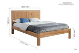 BEVB5OAK King Bed Oak