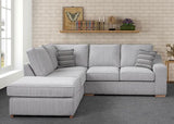Belton Corner Sofa Bed with Pouffe (Closed)