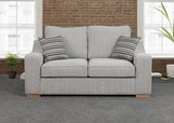 2-Seater Sofa Bed (closed) shown in Silver