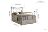 BROB46CRM Double Bed Cream