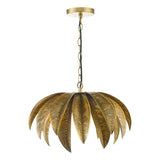 CAR0135 1 Light Pendant Antique Gold