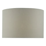 Grey Cotton Drum Shade 40Cm