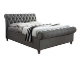 CASSO46GRY Double Side Ottoman Bed Grey