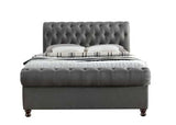 Super King Side Ottoman Bed Grey