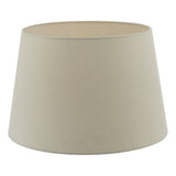 CEZ1629 Taupe Faux Silk Tapered Drum Shade 40Cm