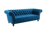 CHE3SBLU 3 Seater Sofa Blue