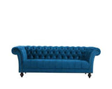 3 Seater Sofa Blue