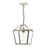 CHU0175 1 Light Pendant Antique Brass