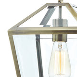 1 Light Pendant Antique Brass