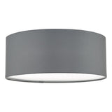 3 Light Flush Grey 40Cm