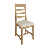 Ladder Back Chair Fabric Seat