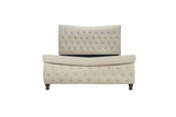 Super King Bed Warm Stone