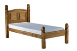 Low End Single Bed Pine