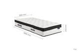 SS-3CLOU800 Cloud Single Mattress White