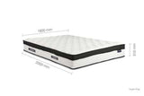 SS-6CLOU800 Cloud Super King Mattress White