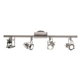 BAU8446 4 Light Bar Spotlight Satin Chrome