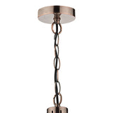 1 Light Pendant Brushed Antique Copper