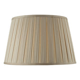 DEG1829 Taupe Faux Silk Tapered Drum Shade 45Cm