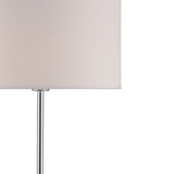 Floor Lamp Polished Chrome With Shade