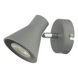 Single Wall Spotlight Matt Grey