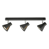 DIZ7322 3 Light Bar Spotlight Matt Black