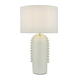 DOL4202 Table Lamp White Ceramic With Shade