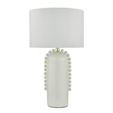 Table Lamp White Ceramic With Shade