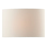 DON1102 Cream Faux Silk Oval Shade 28Cm