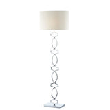 DON4950 Floor Lamp Polished Chrome Complete With Shade