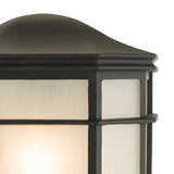 Outdoor Wall Light Black Opal Acrylic Ip44
