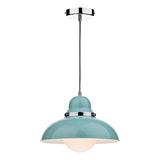 DYN0123 1 Light Pendant Blue