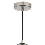 1 Light Large Pendant Antique Chrome