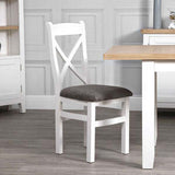 EA-CBCF-W Cross Back Chair Fabric Seat