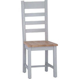 Ladder Back Chair Wooden Seat