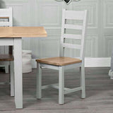 EA-CH-G Ladder Back Chair Wooden Seat