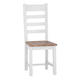 Ladder Back Chair Wooden Seat