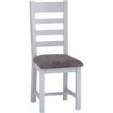 Ladder Back Chair Fabric Seat