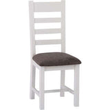 Ladder Back Chair Fabric Seat