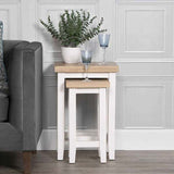EA-N2T-W Nest of 2 Tables