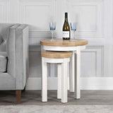 EA-RN2T-W Round Nest Of 2 Tables