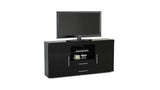 2 Door 2 Drawer Sideboard Black