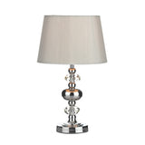 EDI4150 Touch Table Lamp Polished Chrome With Shade