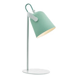 EFF4124 Table Lamp Pale Green And White
